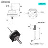 YIDOFENG CNC 3D Touch Probe Edge Finder,XYZ Coordinate Measuring Sensor