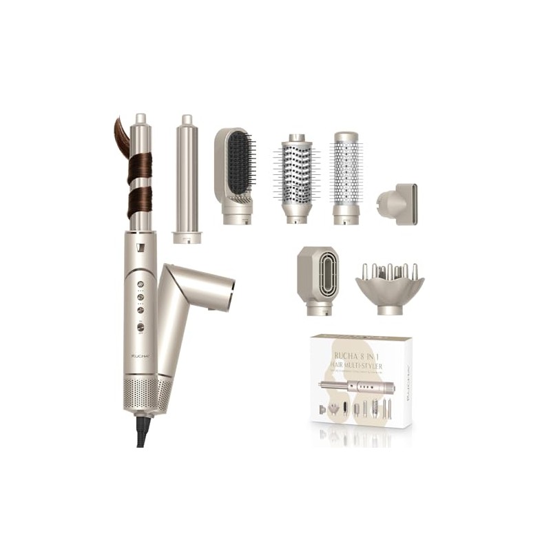 RUCHA 8 in 1 Air Styler Hair Nora Styler
