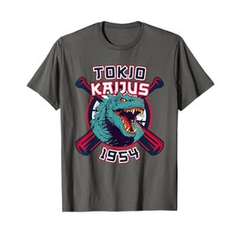 Retro 1954 Baseball Japanese Team Kaijus Fan T-Shirt