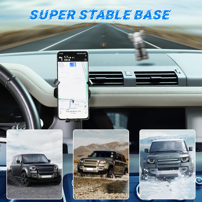 HIRUFAIT Phone Holder Compatible with Land Rover Defender 90 110