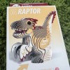 Eugy Raptor 3D Cardboard Model Kit New 005 Age 6+