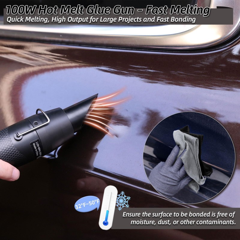 Super PDR Paintless Dent Repair Kit, Car Dent Removal Tools,