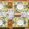 Tropical Lemon Placemats Set of 4, Placemats Dining Table Mat