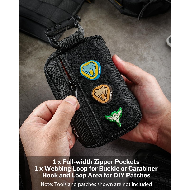 VIPERADE VE26 EDC Pouch, Small EDC Organizer Pouch, Men's EDC