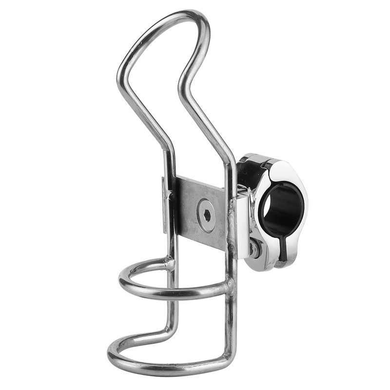 Fishing Rod Rack Stainless Steel Rail Mount Pole Bracket Support