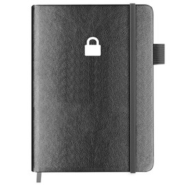 Hard Cover Password Book with Alphabetic Tabs - 11.8 x 15.5 cm Internet Password Storage Book, Password Notebook for Office or Home