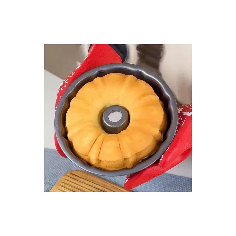 Luxury Molde De Rosca Gelatina Panque De Gajo Antiadherente Acero