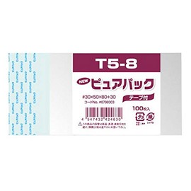 OPP Bag Pure Pack T5-8 (B9) with Tape, 100 Sheets/62-0995-26