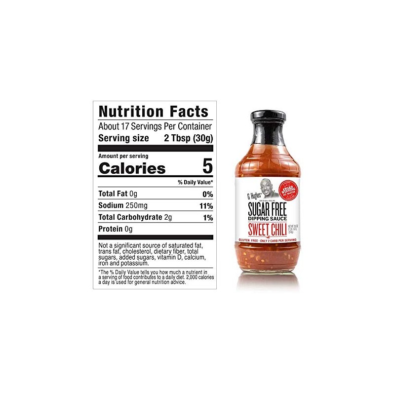 G Hughes Sugar Free Sweet Chili Sauce - Gluten Free