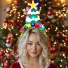 Banatra - Diadema de Navidad con luces LED, diseño de