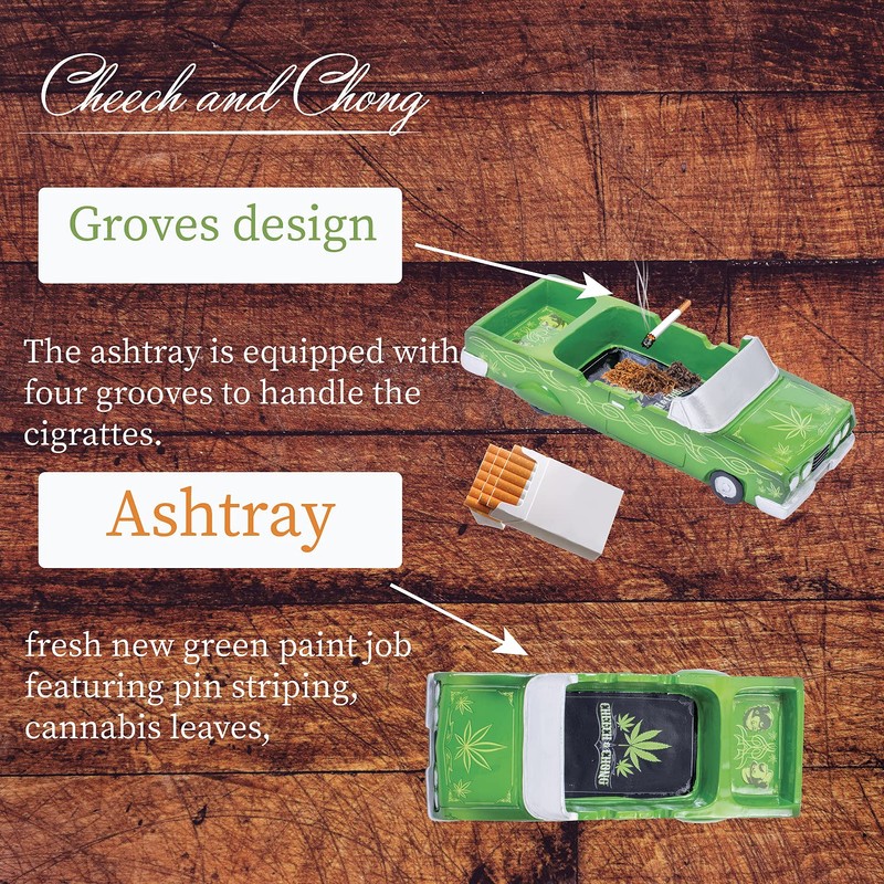 Cheech and Chong Special Edition 50th Anniversary Ashtrays - Design