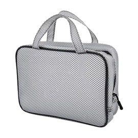 Suitcase Company GPT Spa Bag, Hot Spring Bag, Washstand Pouch, Waterproof, Vinyl, Bath, Pool, Gym, Travel, Travel Pouch, Large Capacity, Black