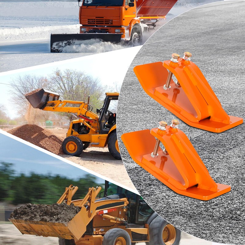 UTVJATV 2PCS Tractor Bucket Protector Skid Edge Anti-Skid Protector with