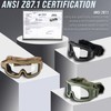 Lancer Tactical AERO Airsoft Tactical Safety Goggles -3mm Dual Pane