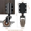 USCaster 1 Pack Gate Wheel 2inch Gate Caster for Wooden