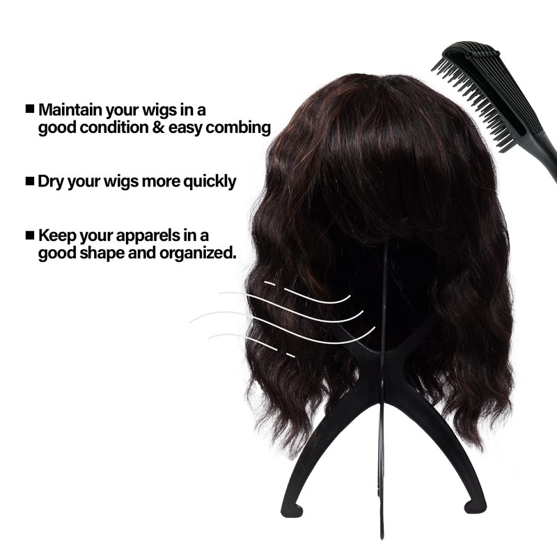 STUDIO LIMITED Portable Durable Fording Wig Stand Wig Dryer Stable