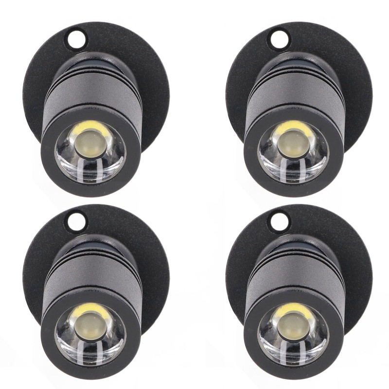 Tbest 4 Pack LED Display Headlights, 5V Dimmable USB Mini