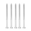 304 Stainless Steel Half Thread Bolt Wood Hex Lag Screws