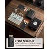 YESIIW Men's Airtag Wallet with Coin Compartment, Slim Wallet with