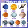 60 Pcs Solar System Cutouts for Bulletin Board 9 Planets