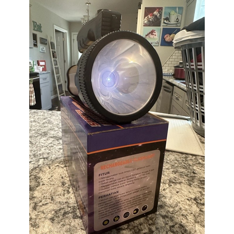 Super Bright LED Flashlight Rechargeable Super Bright Work Camping Fishing