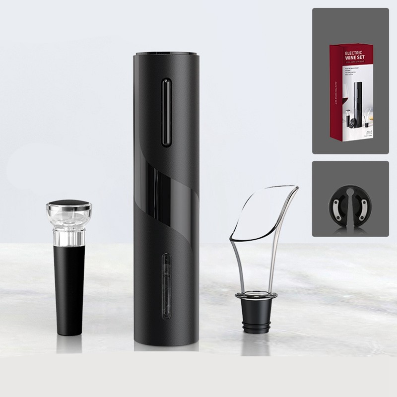 Wine Opener Set Electric Classic Food Grade Coating ABS Reusable