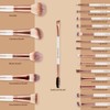 OMANIAC 20Pcs Makeup Brushes,Multi-functional Makeup Brush Set for Foundation,Powder,Eyeshadow,Concealer Cream,Blush