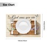 God Says You are Placemats Set of 4, Christian Placemats