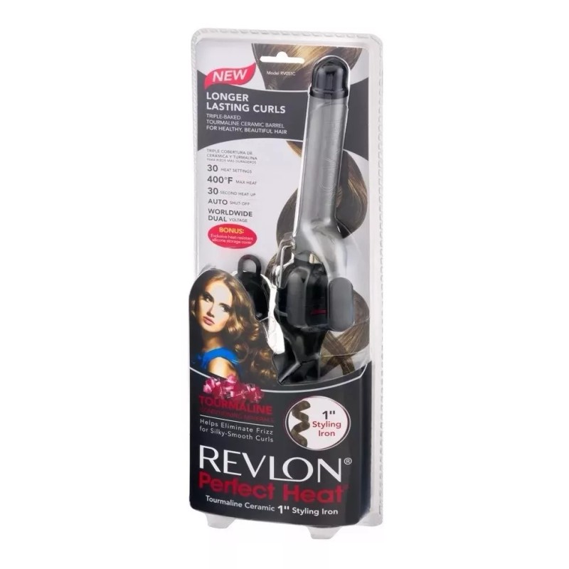 Revlon Tenaza Revlon 1/2 Ceramca 3x Iron Profesional 400f Rv05