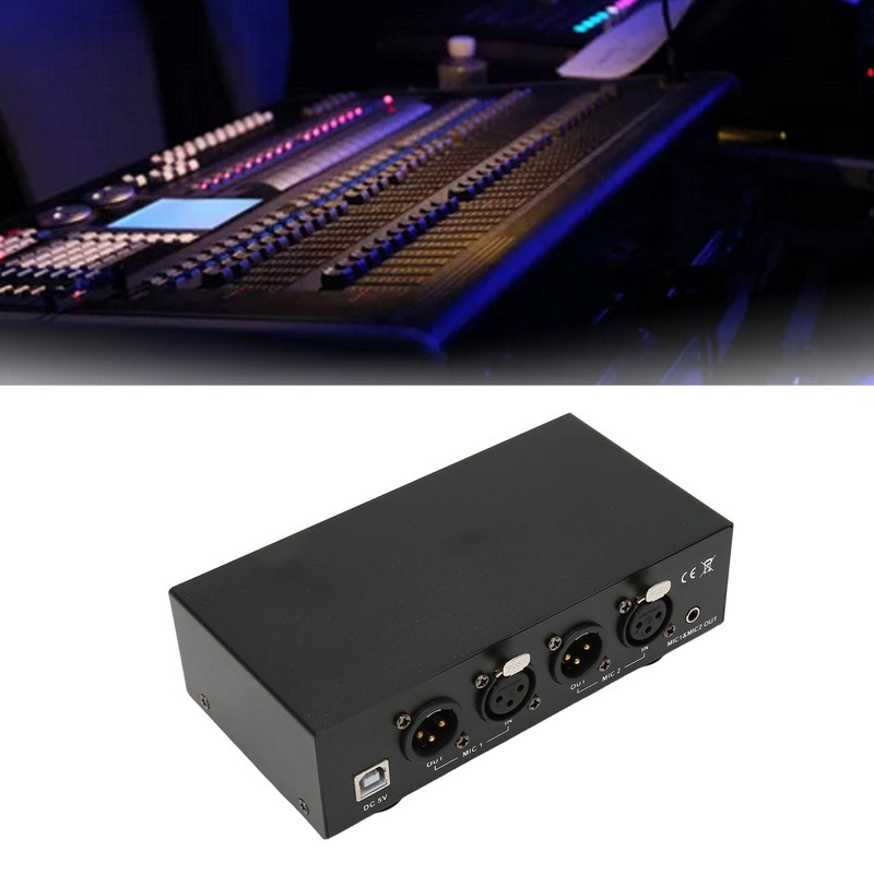 48 V Phantom Power Supply Professional Iron Shell Phantom Power