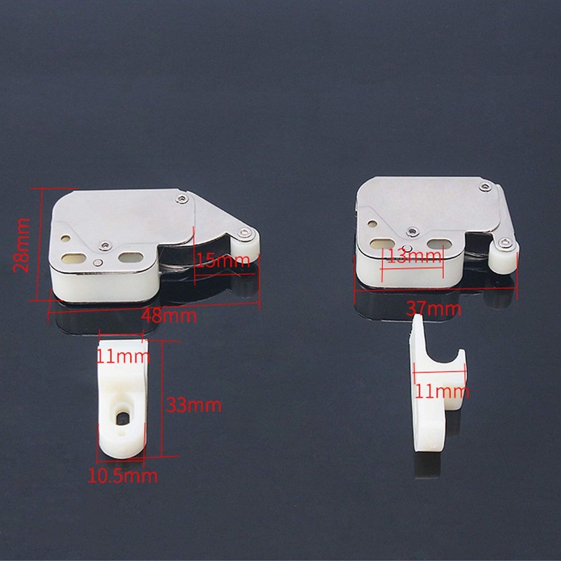 Pack of 4 Spring Catches, Mini Latch Push Lock Spring