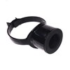Floplast Soil Pipe Black Strap Boss with 40mm Rubber Boss