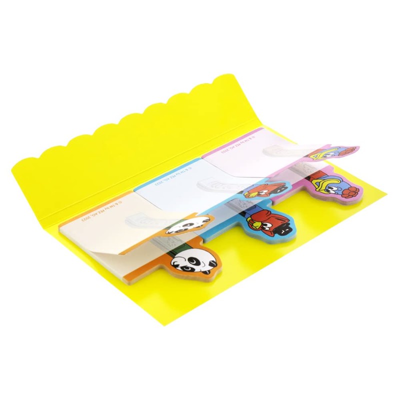 Sunstar Stationery S2838397 PEZ Sticky Notes, Die Cut, PEZ Pattern