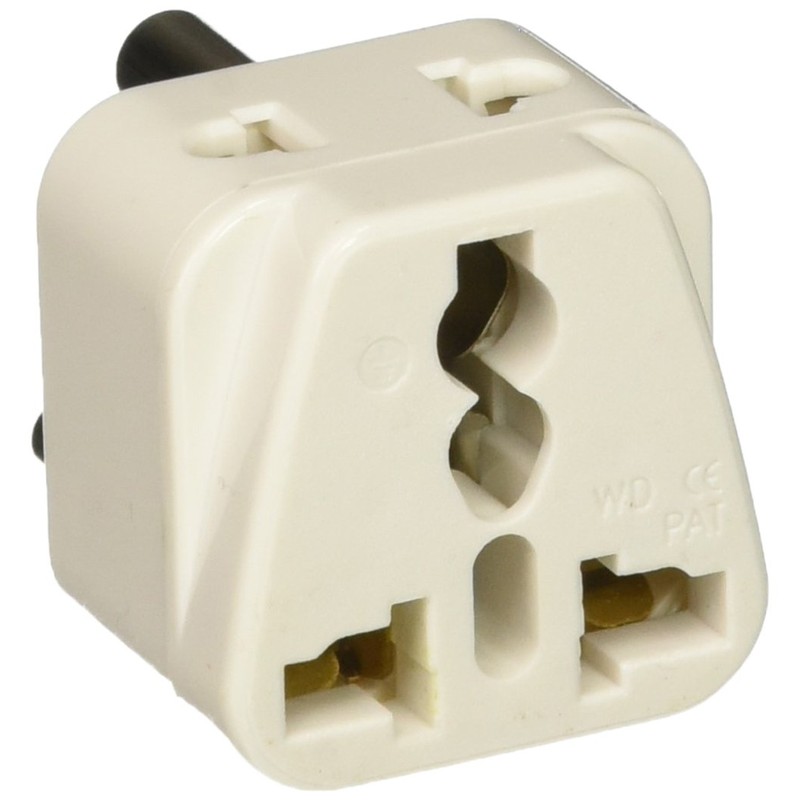 Ckitze BA10-2PK 2 in 1 USA to India Adapter Plug