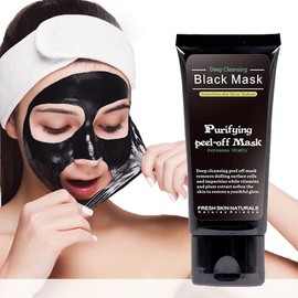 Bamboo Face Mask Peel Off, skin cleansing, purifying, organic charcoal pimple pore exfoliating 1.69 Ounce (Pack of 1)