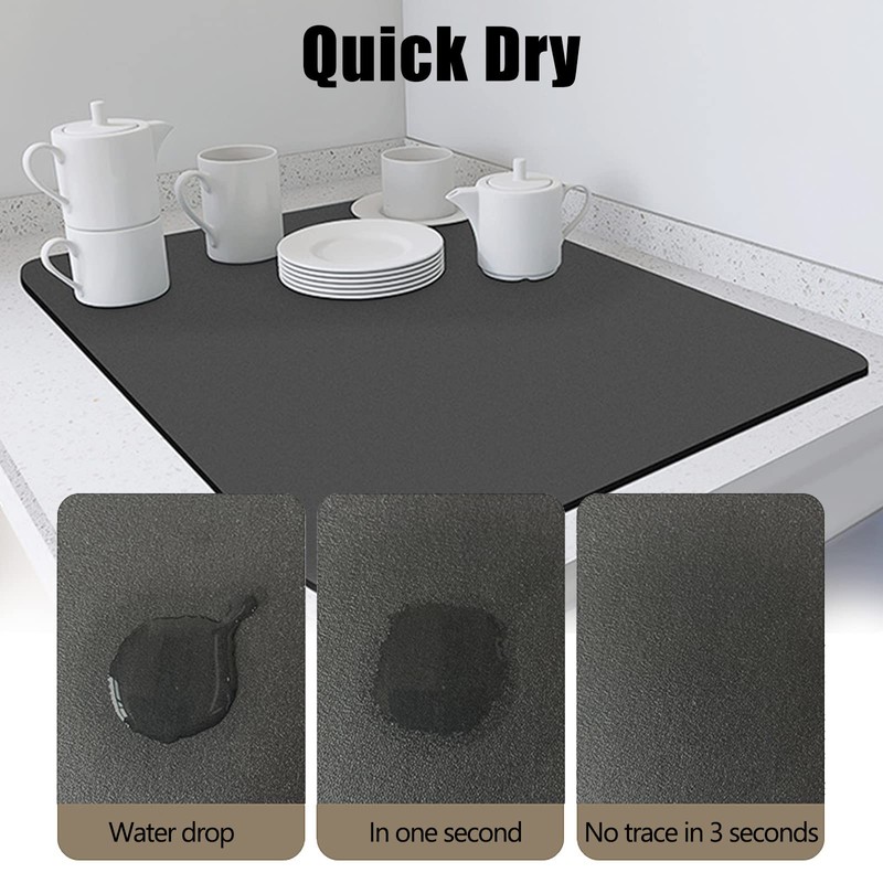 Drying Mat, 11.8"*15.7" Draining Board Mats Quick Dry Dish Draining