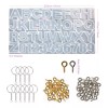 Set De Molde De Silicona De Letras Para Resina, 314