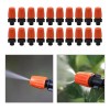 50 Boquillas Atomizadoras Ajustables Para Riego Goteo 1/4