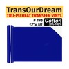 TransOurDream Tru-PU Heat Transfer Vinyl Roll, 12'' x 5ft Matte