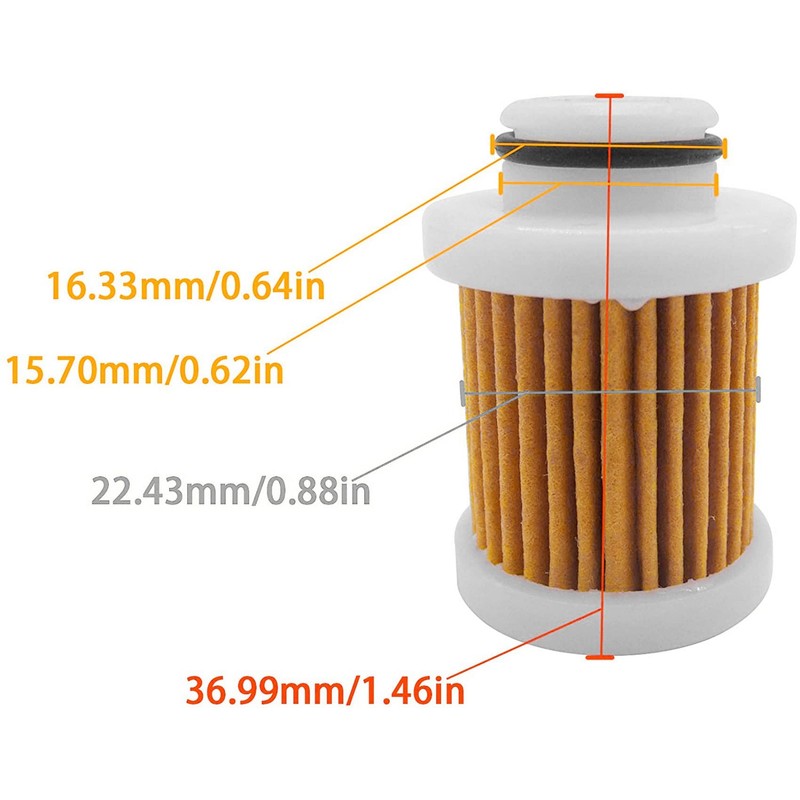 10PCS 6D8-WS24A-00 Fuel Filter for F50-F115 Outboard Engine 40-115Hp 30HP-115HP