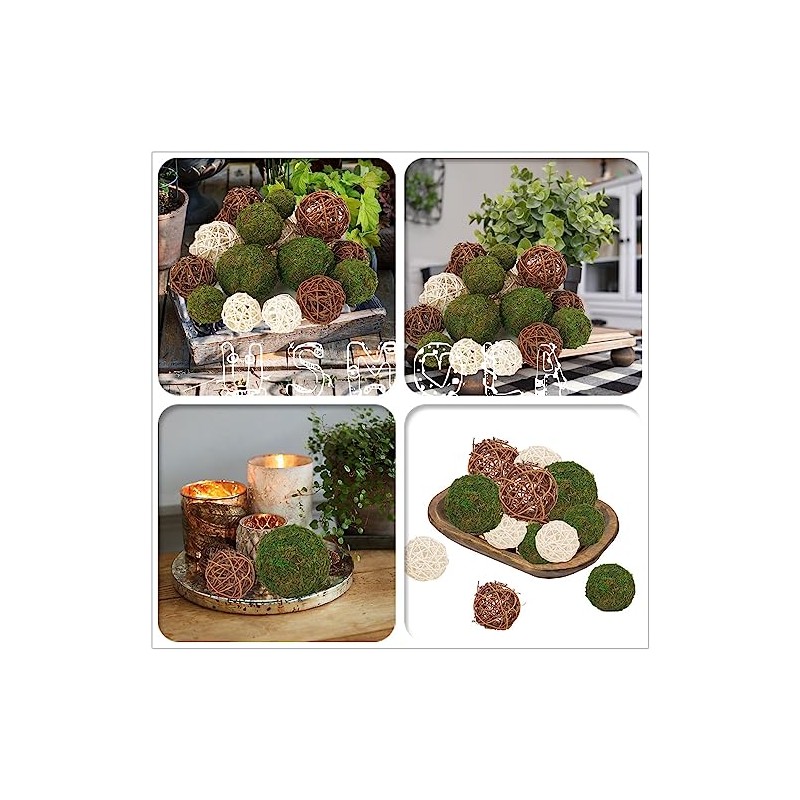 USMOLA - 18 piezas de bolas decorativas para cuenco de