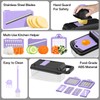 HomeHacks Vegetable Chopper Vegetable Cutter, 12 in 1 Kitchen Gadget,
