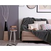 Bear & Panda Waffle Flannel Fleece Mink Throw - Sofa/Bedspread/travel