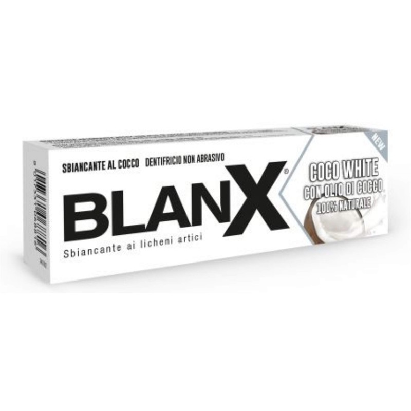 BlanX Coco White Toothpaste with Coconut Oil 2.54fl.oz 75ml, Pack