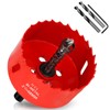 KACNON Hole Saw 68 mm, Universal High-Speed Steel HSS M42