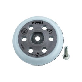 RUPES Random Orbital Backing Plate, Ø 75mm/3" Hook and Loop, M6 Bolt Included