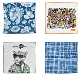 Weserwef® XXL Microfibre Cloth Glasses Cleaning Cloths in Optician Quality – 30 x 30 cm – for Cleaning Glasses, Smartphone, Tablet, Camera, Glasses Cleaning Cloth, Display Cloth (4 Bundle: A)