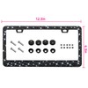 Bling Rhinestone License Plate Frame for Women，Diamond Sparkly Frames| Stainless