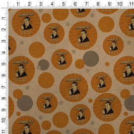 GRAPHICS & MORE Shots Twice the Alcohol Half Liquid Funny Humor Premium Kraft Gift Wrap Wrapping Paper Roll