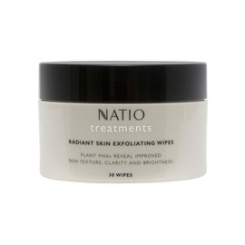 Natio Treatments Radiant Skin Exfoliating Wipes X 30